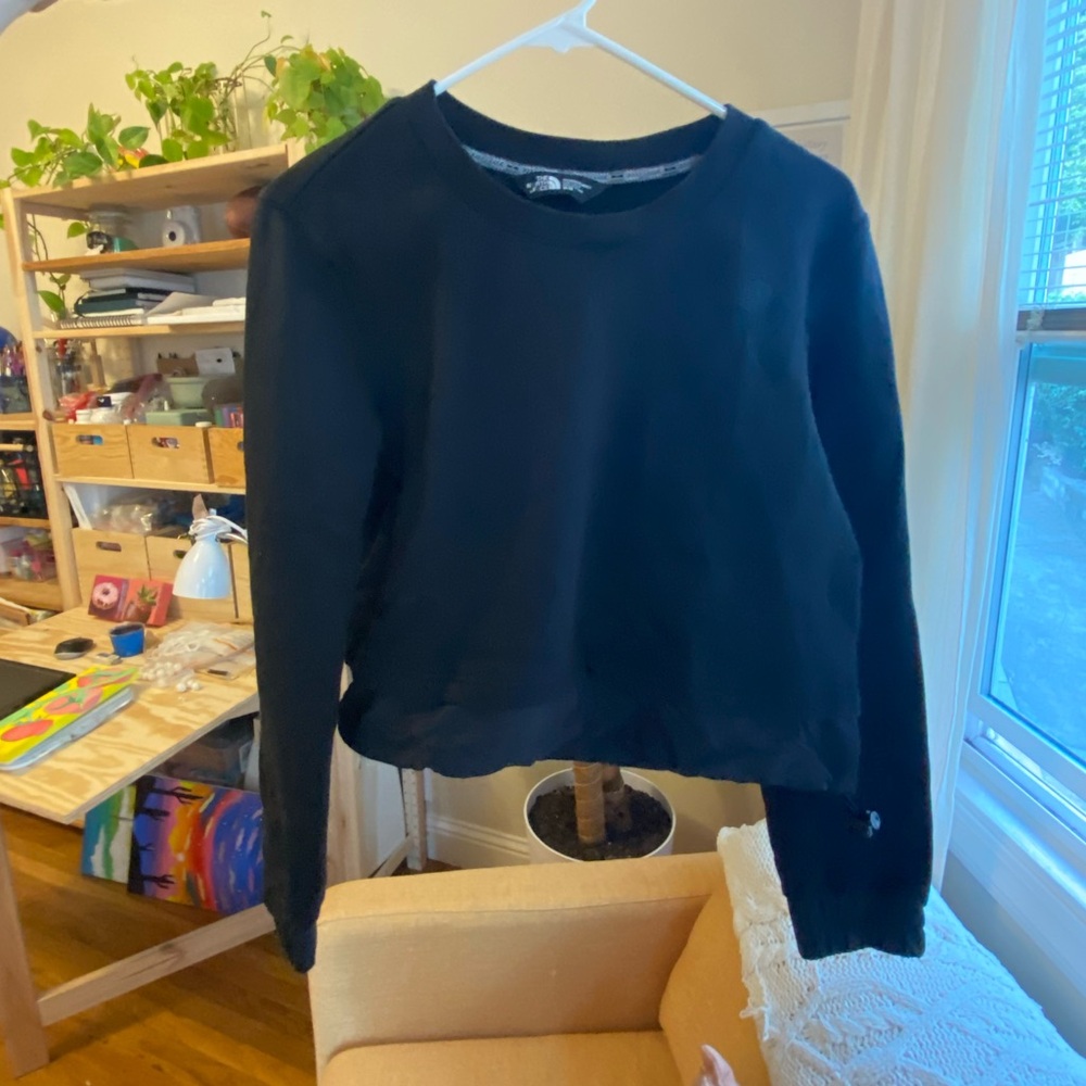 The North Face Women's Classic Black Sweater with Ties